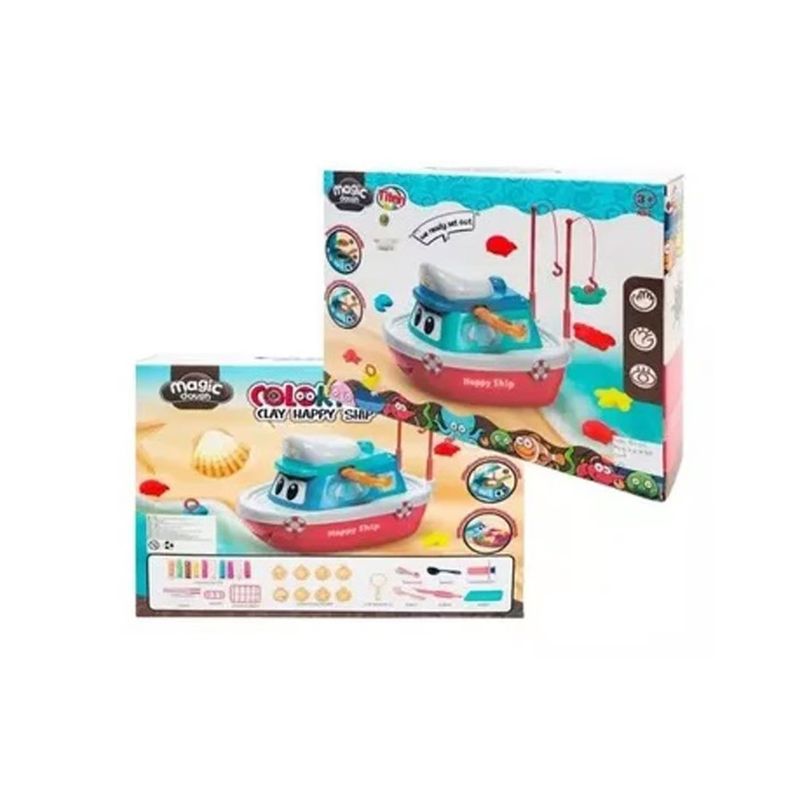 GENERICO - Juego Didactico Barco Set De Plastilina 8625