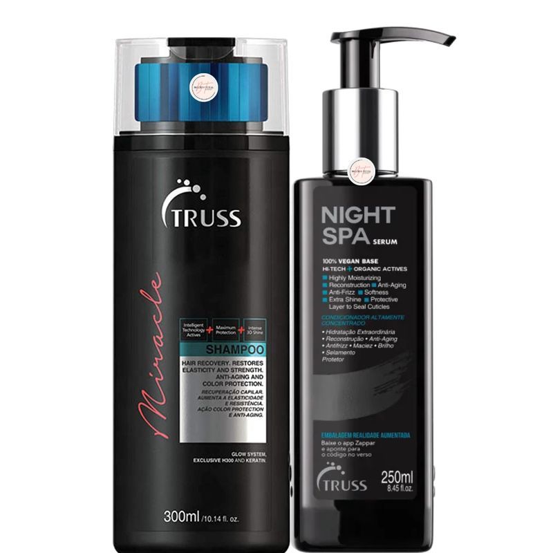GENERICO - Duo Truss Shampoo Miracle - Night Spa reparación