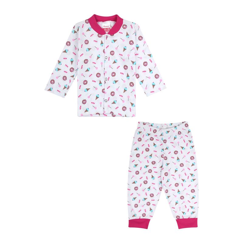 SANTANA - Pijama Bebé Niña Fucsia