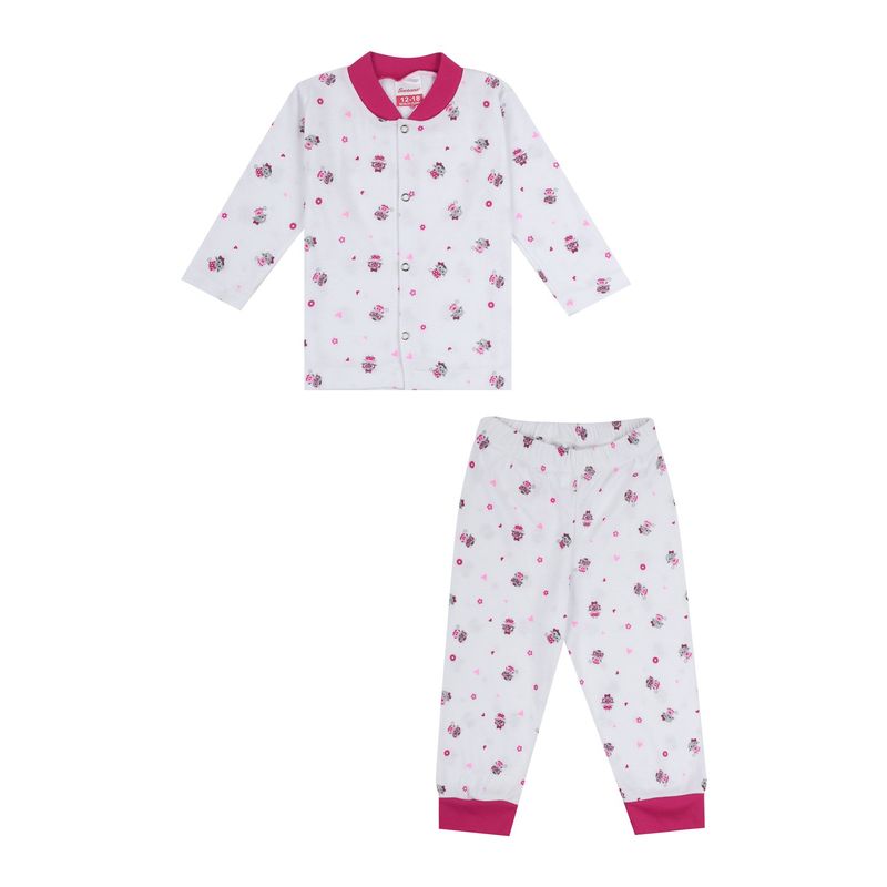 SANTANA - Pijama Bebé Niña Fucsia Medio