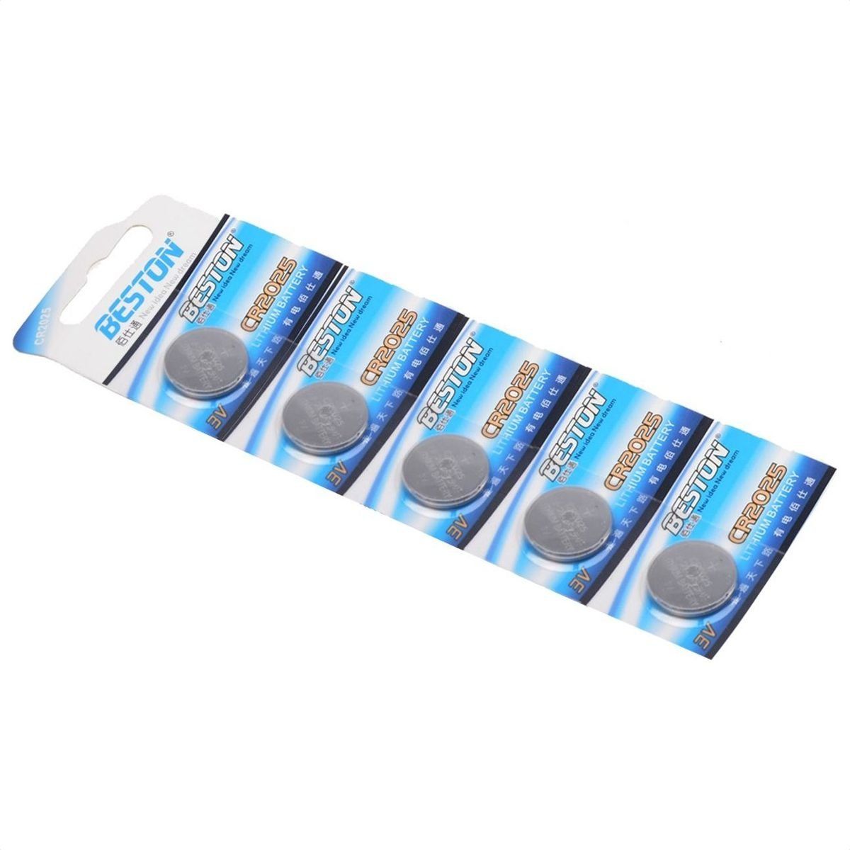 BESTON - Pila De Litio 3V Beston CR2025 / Pack X 5 Unidades