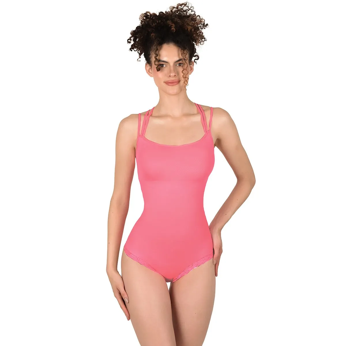 RITCHI - Body Faja para Mujer Ritchi con Tiras Cruzadas en Espalda y Control Abdomen