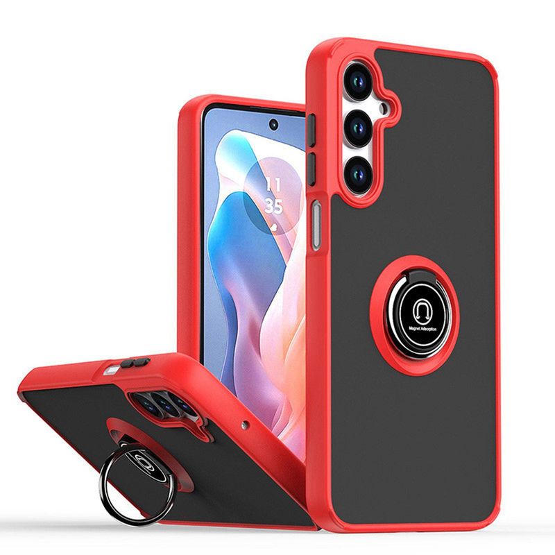 GENERICO - Funda Estuche Anti Golpes Mate Compatible Con Samsung A16 5G Rojo
