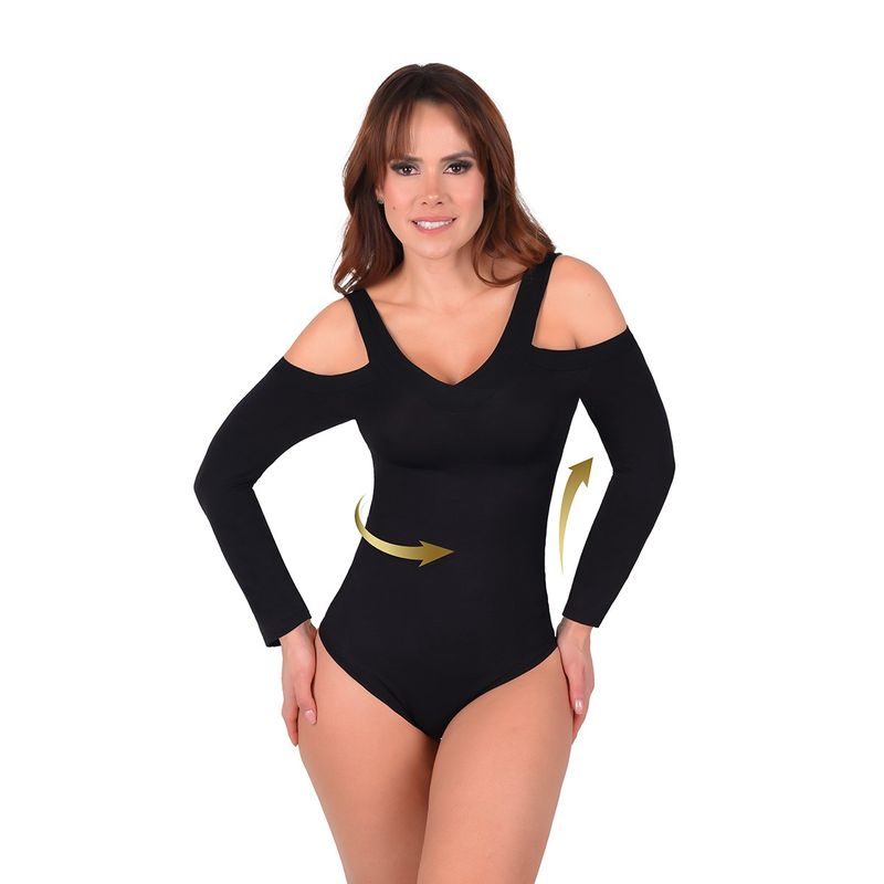 RITCHI - Body Faja Cuello V Hombros Descubiertos Ritchi