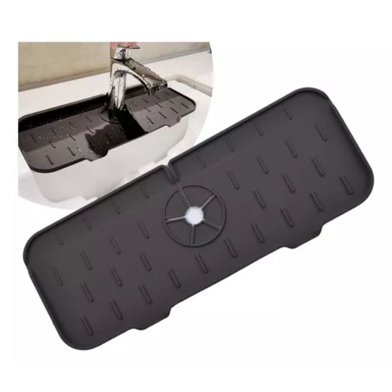 GENERICO - Protector Alfombra Grifo Anti Salpicaduras Cocina Lavamanos