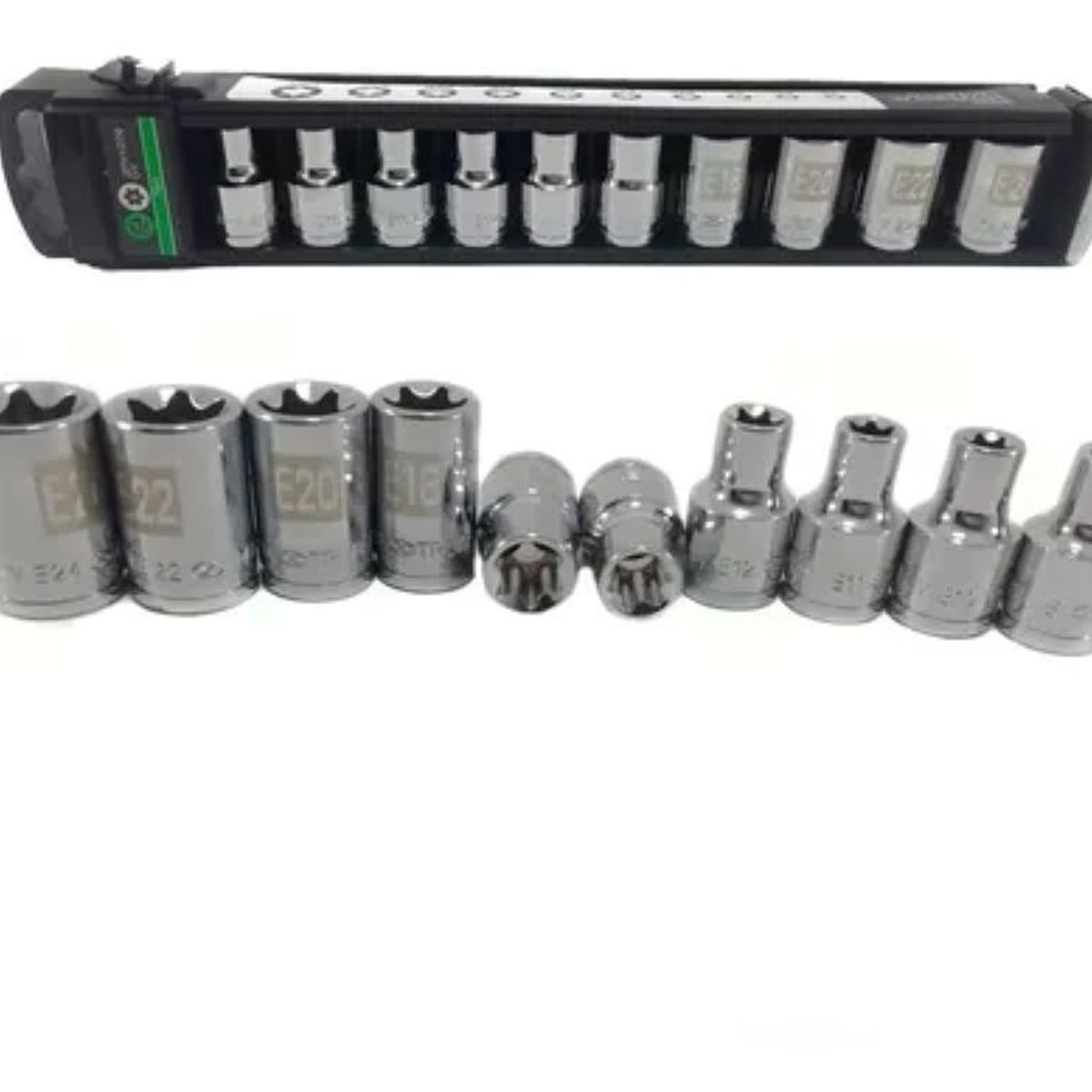 TRUPER - Juego De Copas Torx 10 Piezas Trabajo Pesado Marca Truper