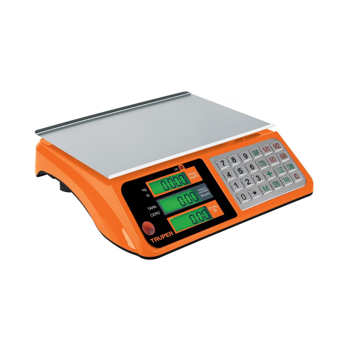 TRUPER - Báscula electrónica multifunciones capacidad 40 kg truper