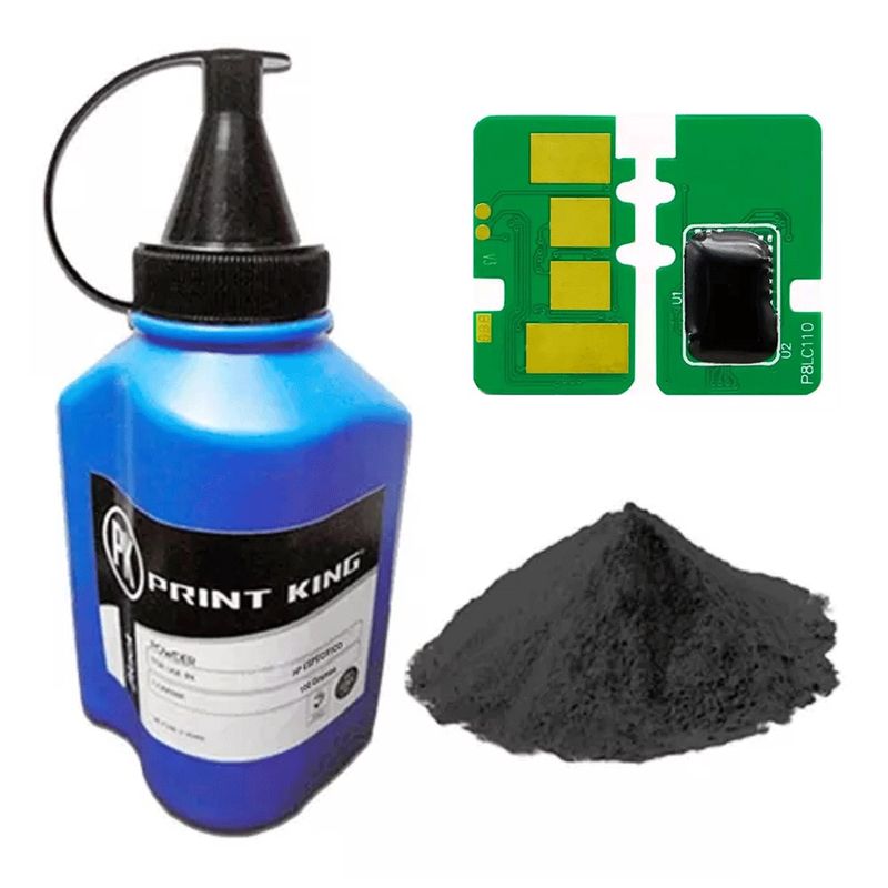 PK - Polvo Toner 105A - 137A - W1105a X100 Grs Incluye Chip