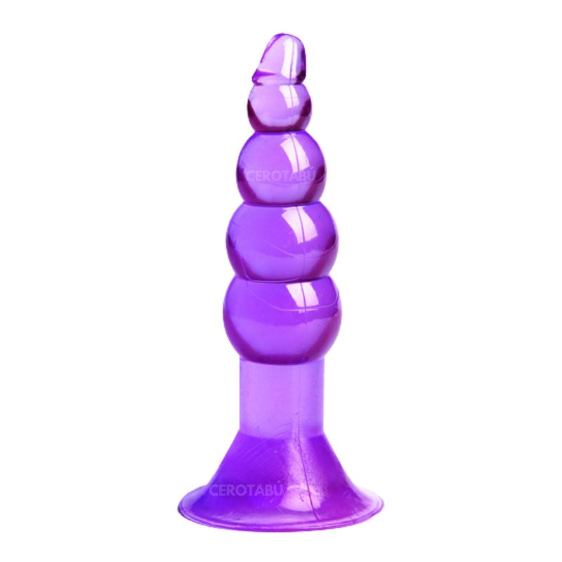 GENERICO - Plug Anal Acostumbrador Consolador Anal Morado
