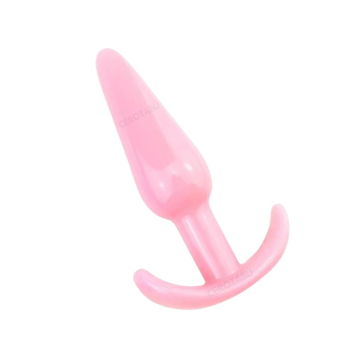 GENERICO - Plug Anal Silicona Dilatador Dildo Acostumbrador Flexible Rosado