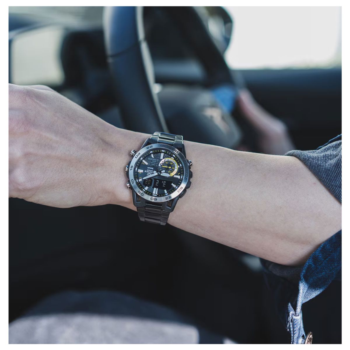 CASIO - Reloj Casio ECB-40DC-1A Caballero Diseño Elegante