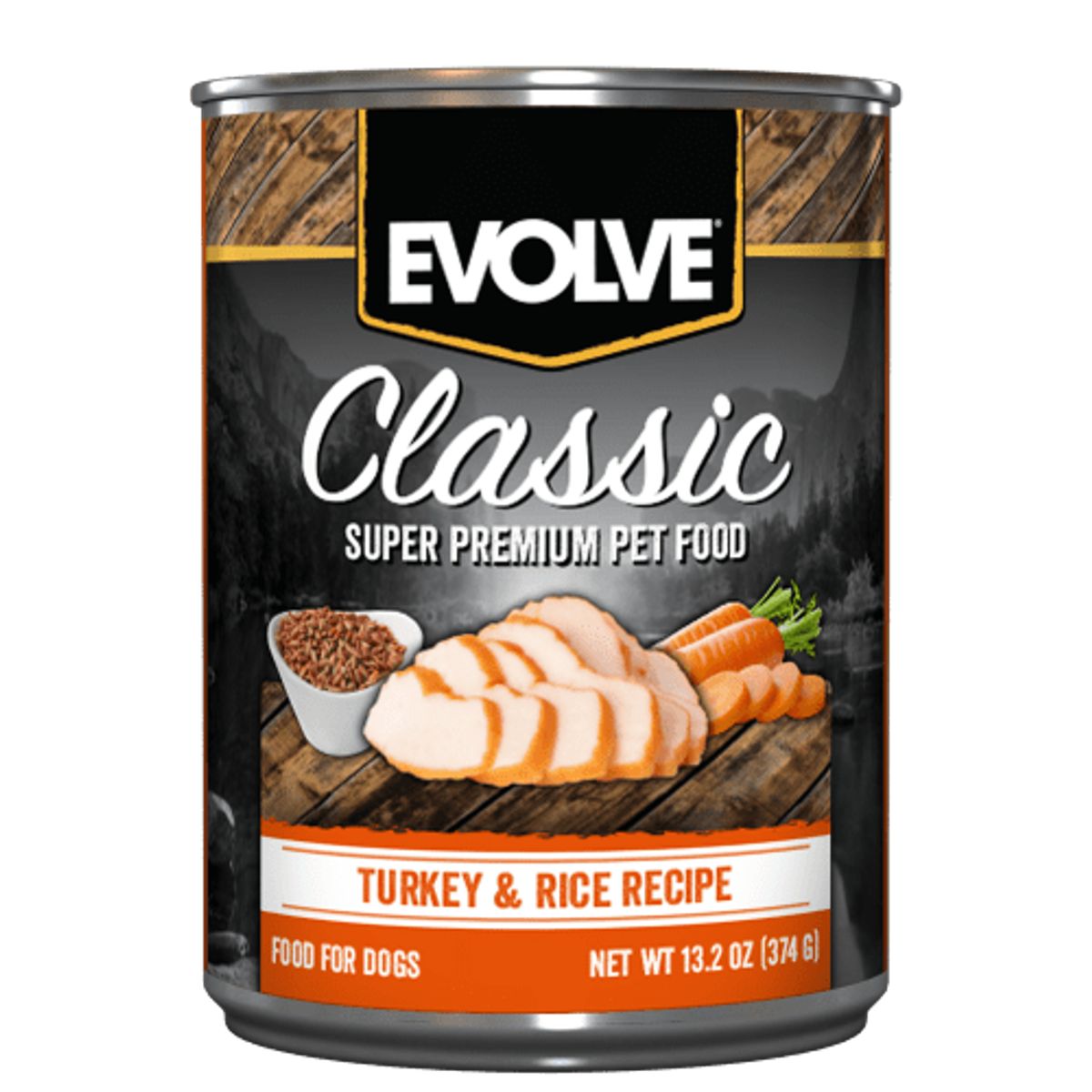 EVOLVE - Evolve Dog Classic Lata Pavo 13,2 Oz Lata