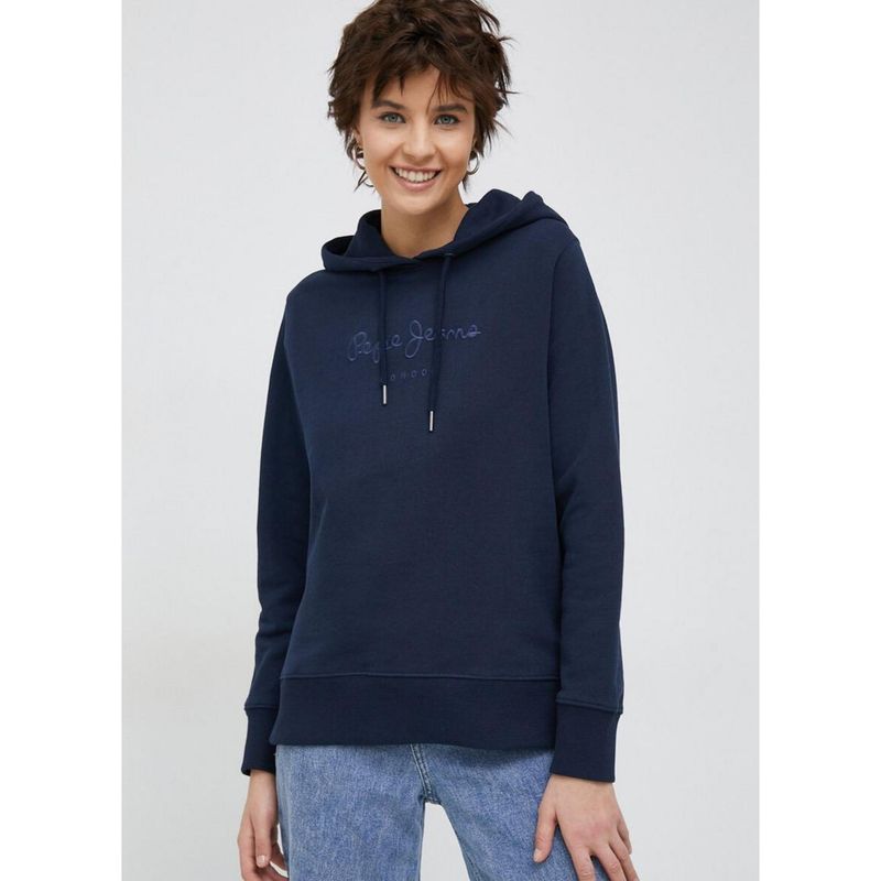 PEPE JEANS - Saco Pepe Jeans Para Mujer Whitney Hoodie Dulwich Blue