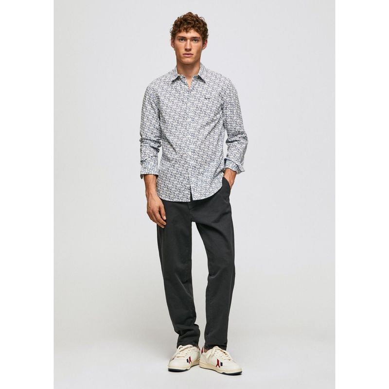 PEPE JEANS - Camisa Pepe Jeans para Hombre LOU White