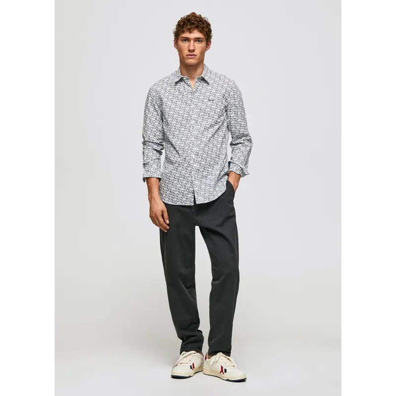 PEPE JEANS - Camisa Pepe Jeans para Hombre LOU White