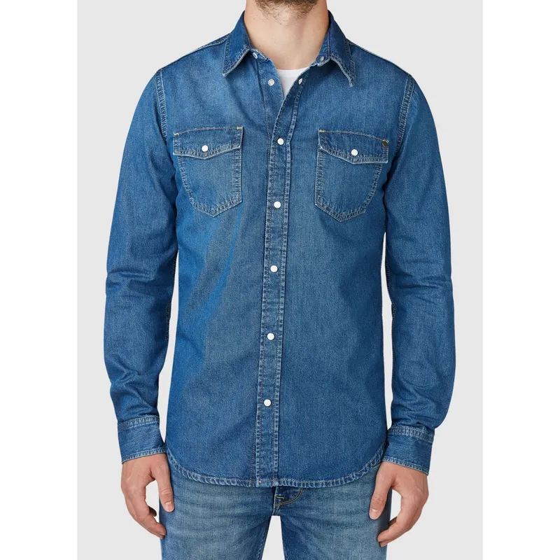 PEPE JEANS - Camisa Pepe Jeans para Hombre HAMMOND denim