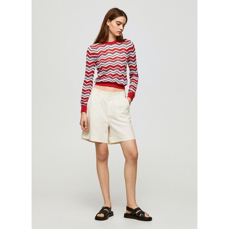 PEPE JEANS - Sacos de punto Pepe Jeans para Mujer FRIDA Studio red
