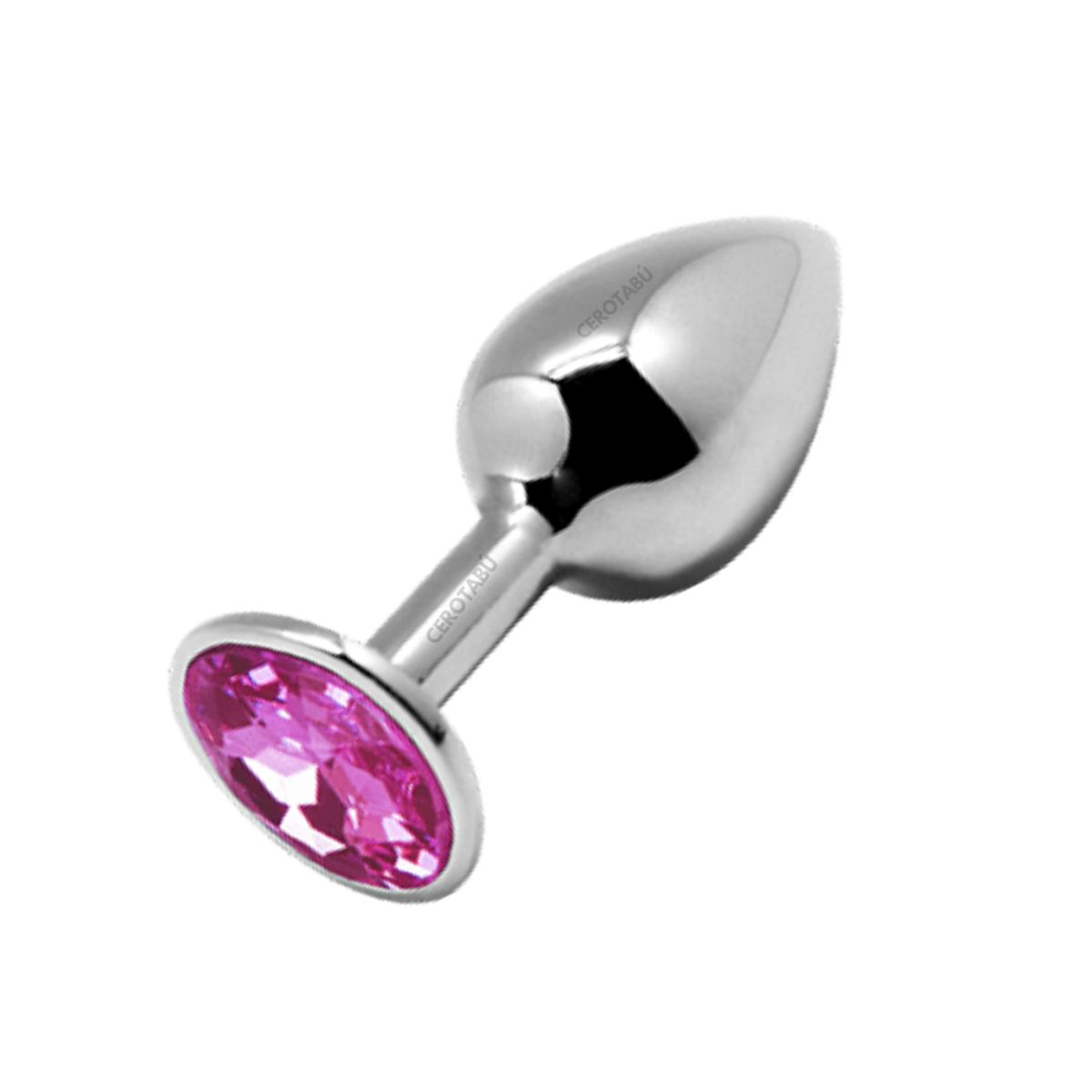 GENERICO - Plug Anal Dilatador Anal En Acero Talla S Juguete Sexual Rosado