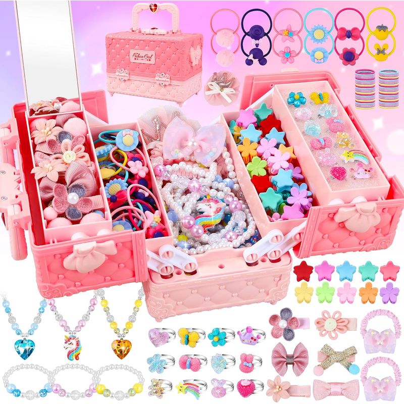 KOBALT - Juego de joyería y Moños para niñas