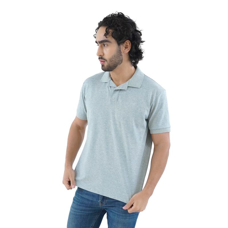 LAGUNA BLUE - Camiseta tipo polo para hombre gris Laguna Blue