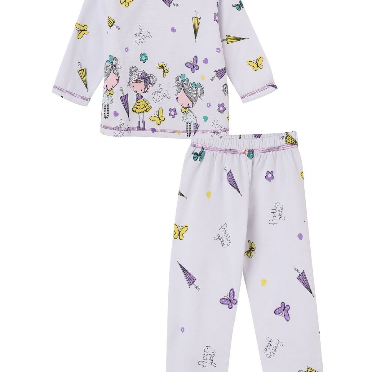 SANTANA - Pijama Niña Alicia Morado