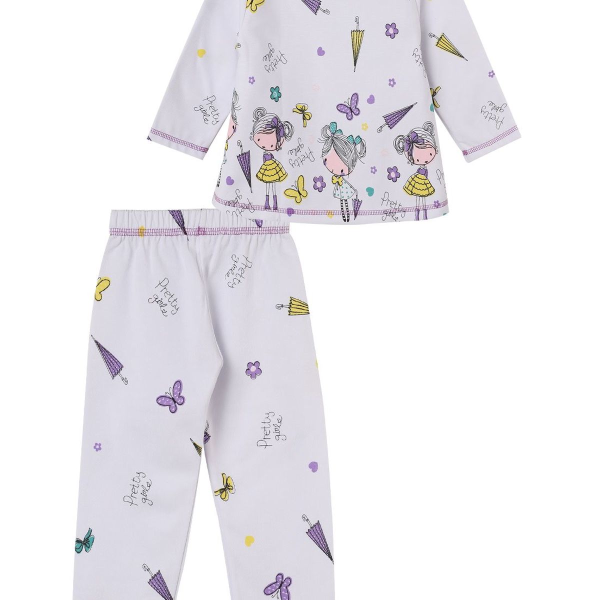 SANTANA - Pijama Niña Alicia Morado