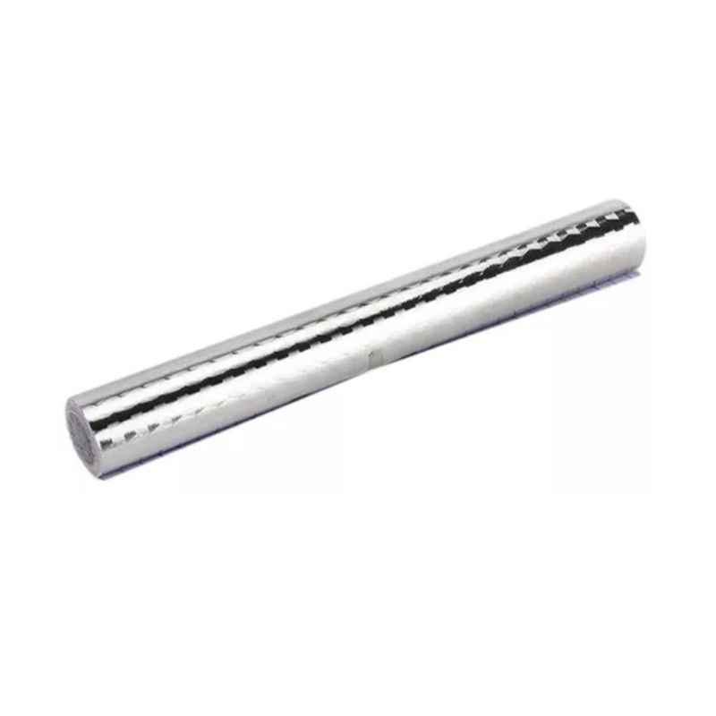 GENERICO - Papel Adhesivo Cocina 60cm5m Lavable Tapiz Plateado
