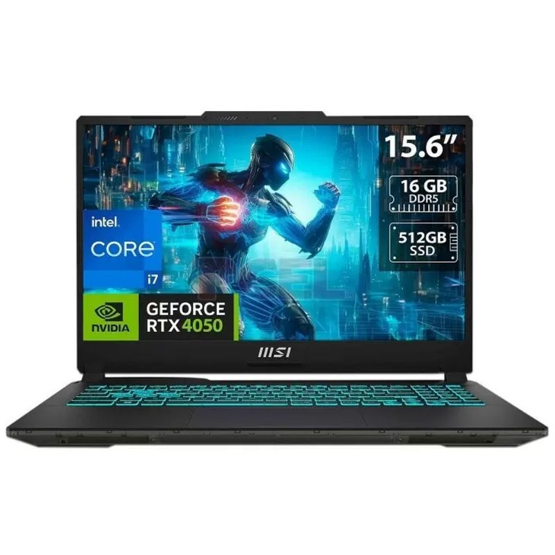 MSI - MSI CYBORG 15A13VE	I7 13620H - RAM 24GB - SSD 1TB - RTX 4050 6GB - 14" FHD 144HZ