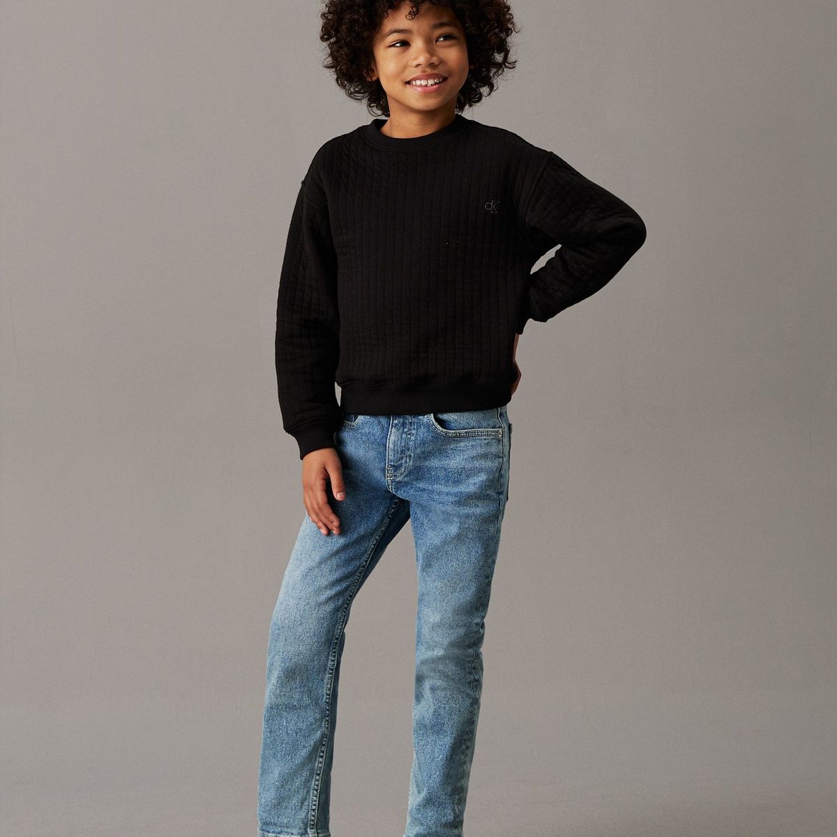 CALVIN KLEIN - Dad azul jeans para niño Calvin Klein