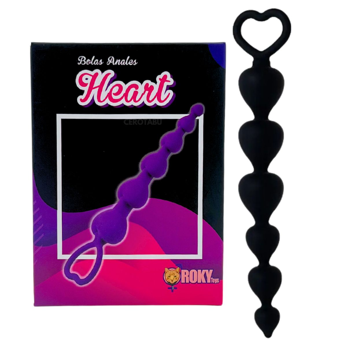 GENERICO - Bolas Anales Plug Dilatador Anal En Silicona Juguete Sexual Negro