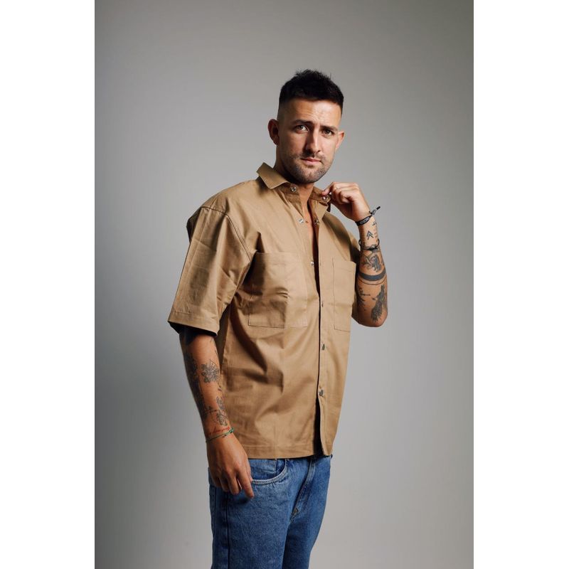 UNCOLOR - Camisa Tipo Cargo De Boton