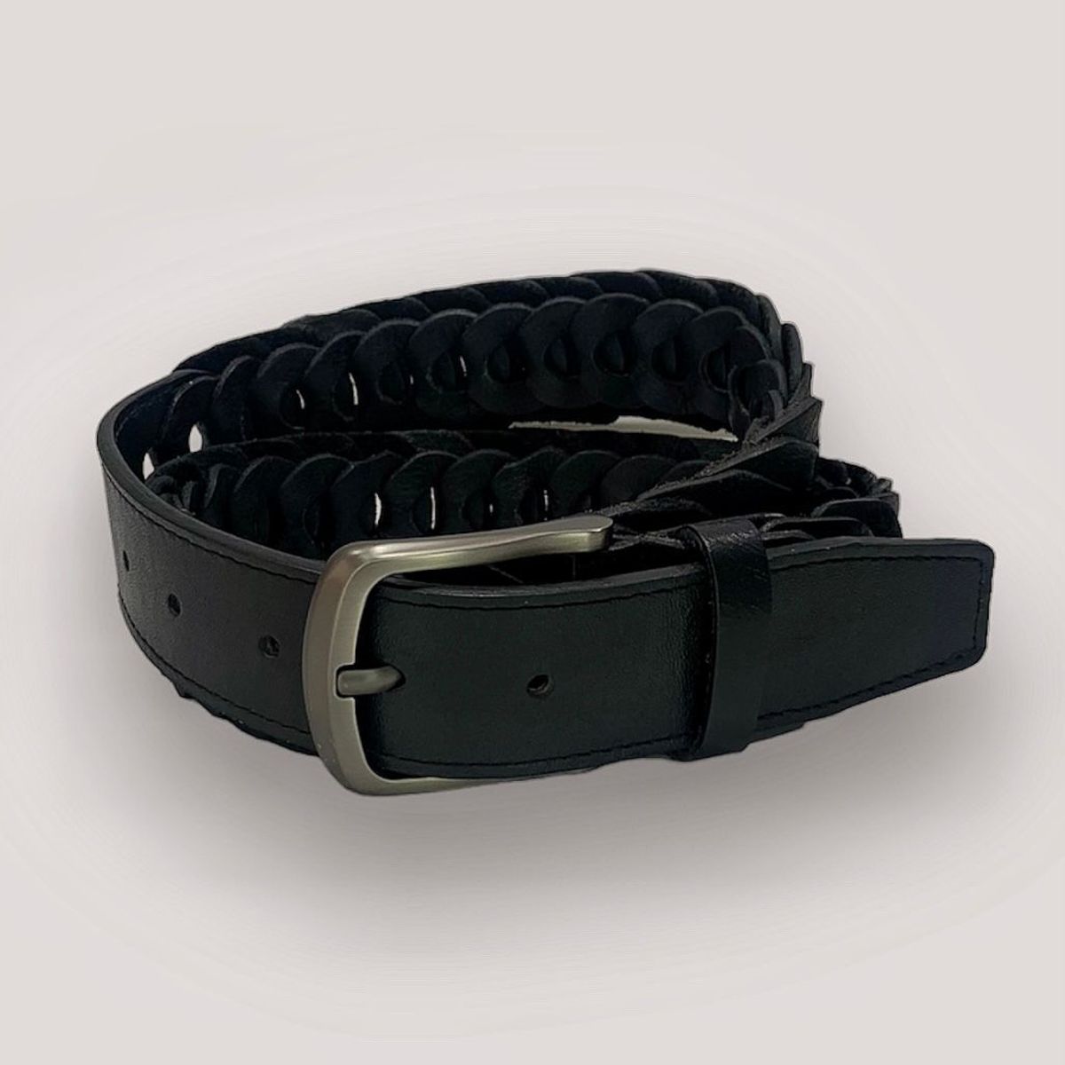 SCARPETTA - CINTURON HOMBRE CUERO TRENZADO SPPINA