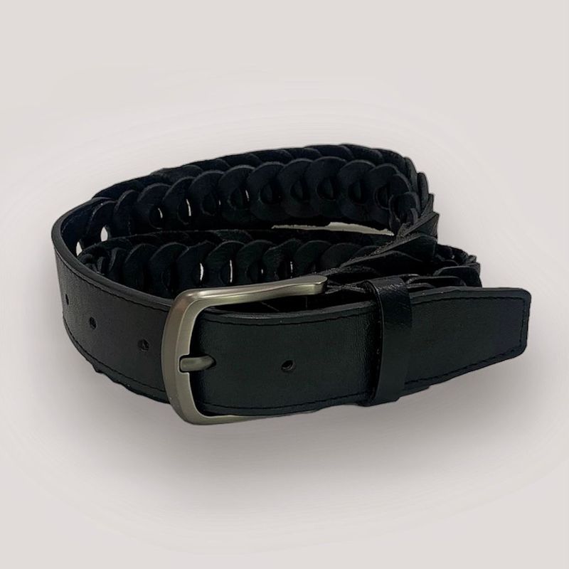 SCARPETTA - CINTURON HOMBRE CUERO TRENZADO SPPINA