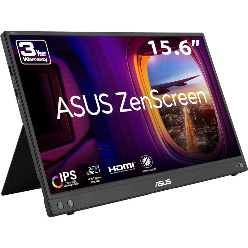 ASUS - Monitor portátil ASUS ZenScreen 16 Full HD MB16AHV