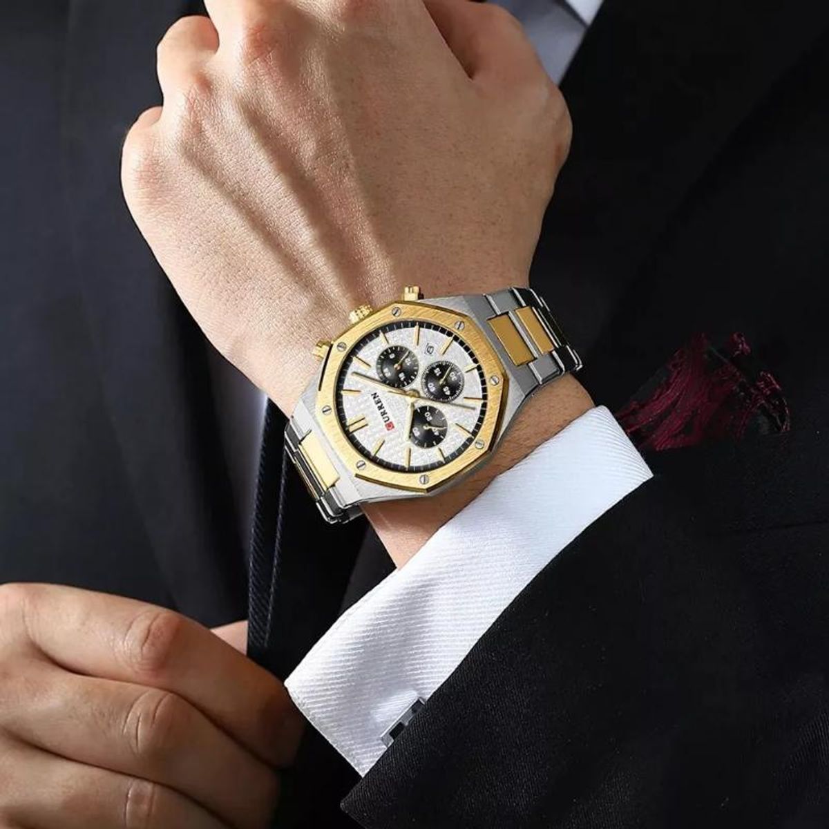 CURREN - Reloj Elegante Para Hombre Curren 8440