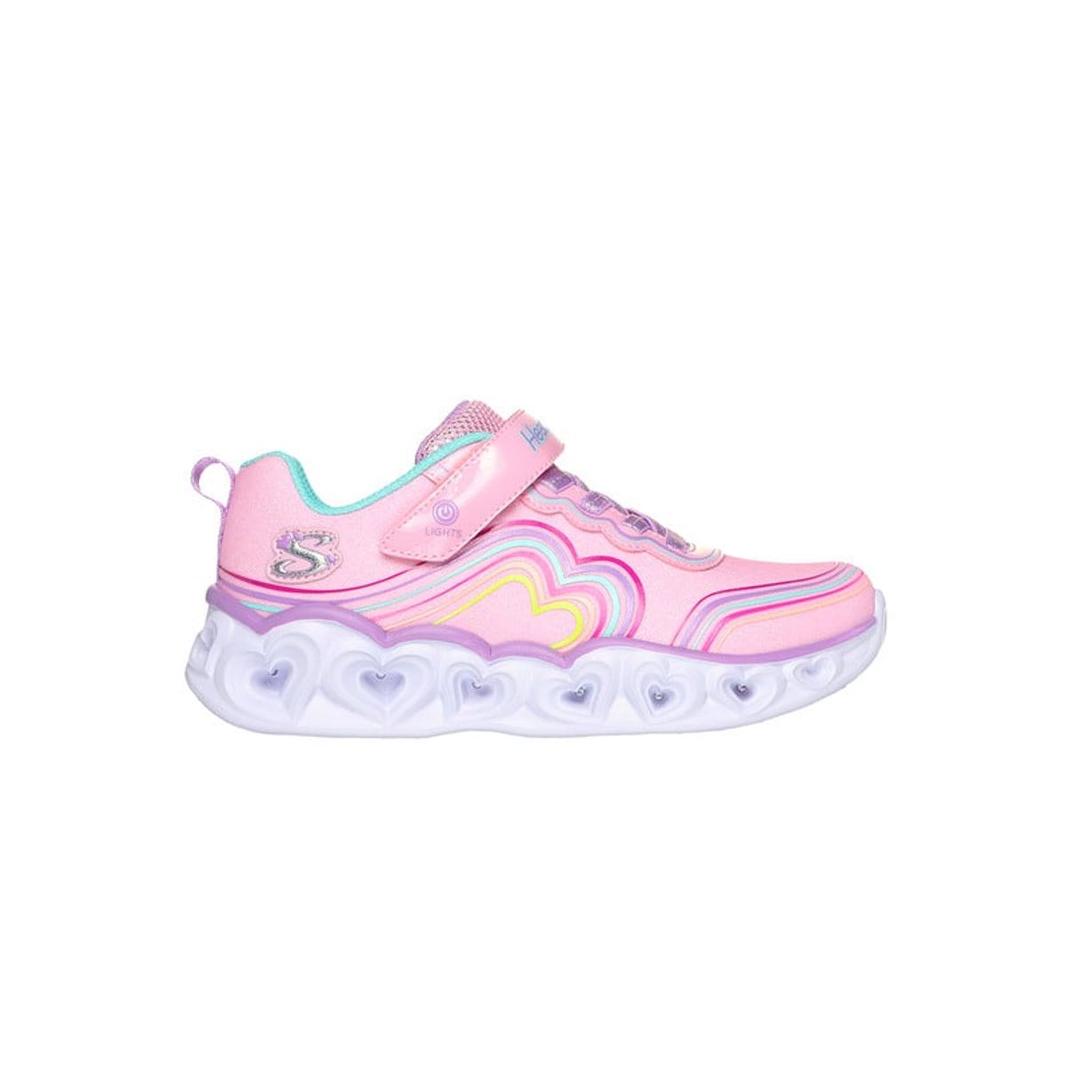 SKECHERS - Tenis Skechers Heart Lights Retro Hearts Niña