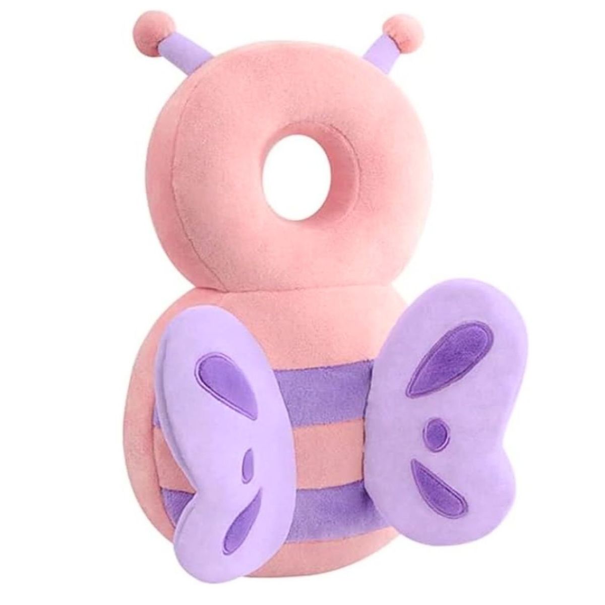 ONE PIXEL - Almohadilla Antigolpes Cabeza y Espalda para Bebé Mariposa