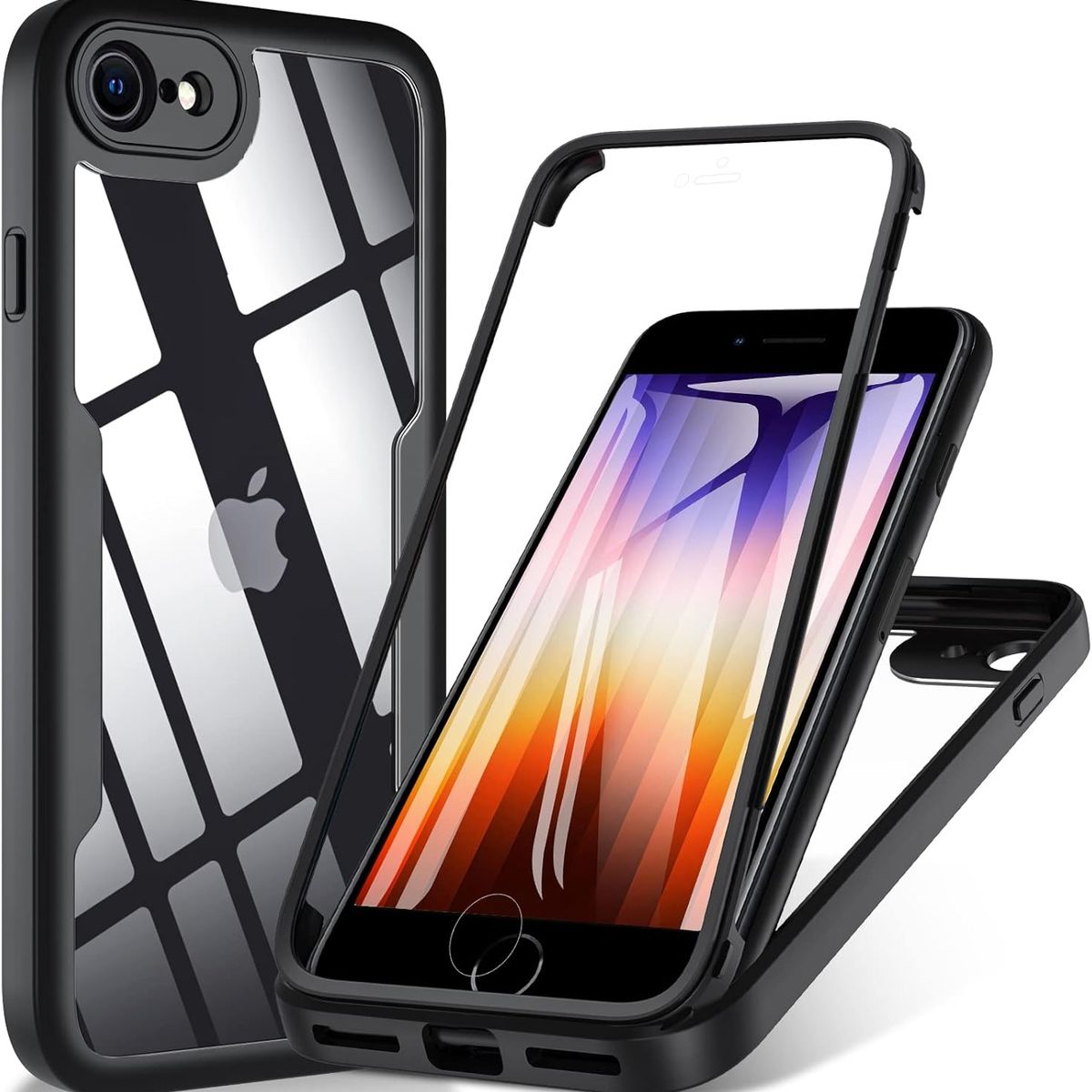 GENERICO - Estuche Protector Case Funda Full 360 Para Iphone 7 / 8 / se 2020 /22
