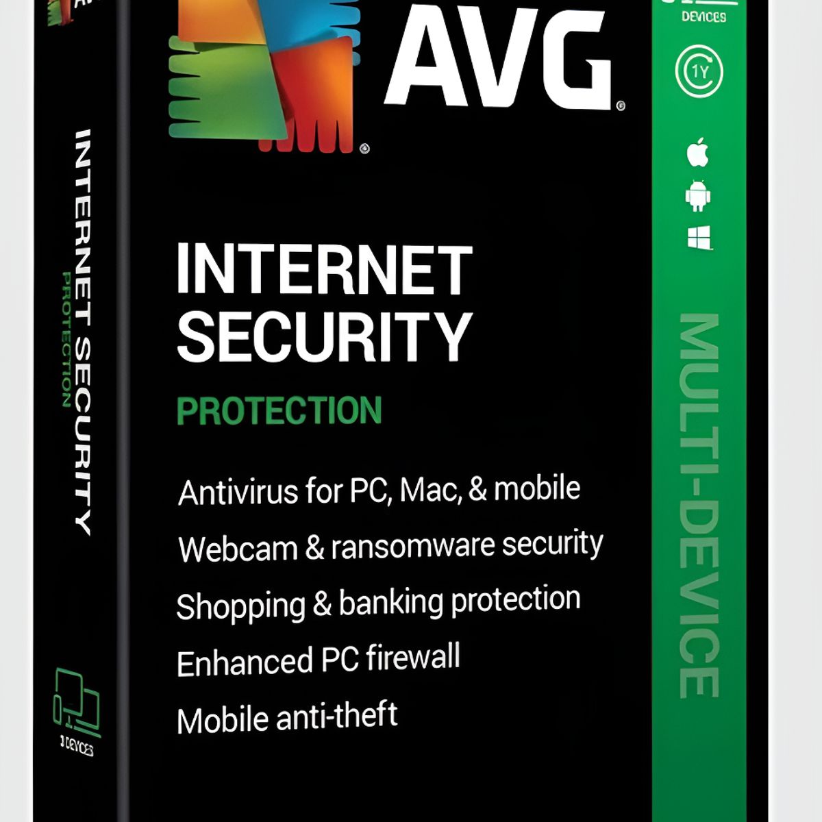 GENERICO - Antivirus Avg Internet Security 10 Dispositivos 1 Año