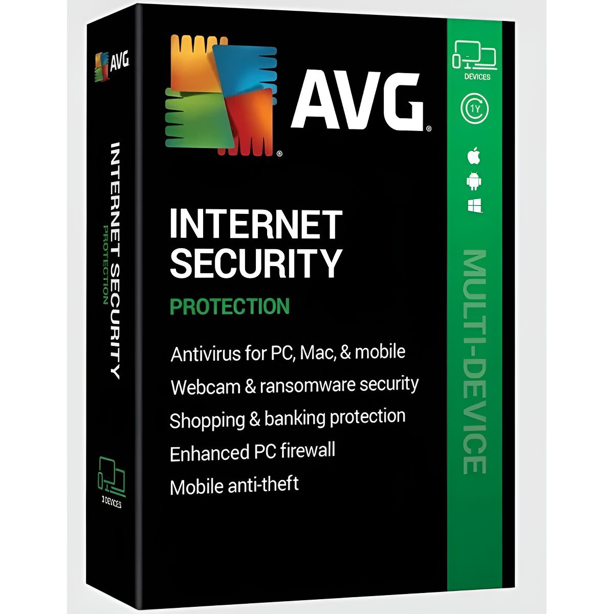 GENERICO - Antivirus Avg Internet Security 10 Dispositivos 1 Año