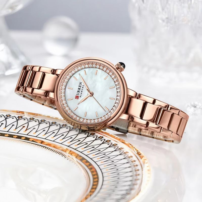 CURREN - Reloj Femenino Cuarzo Elegante Moderno Accesorio Curren 9089_.