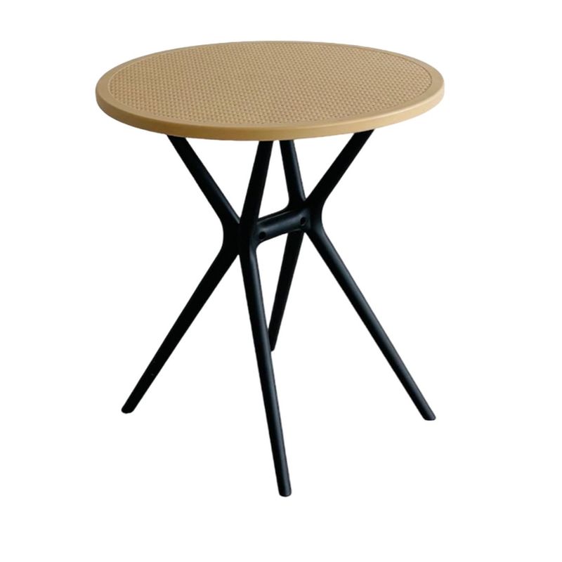 GENERICO - MESA MANNY REDONDA  PARA EXTERIORES Color Beige