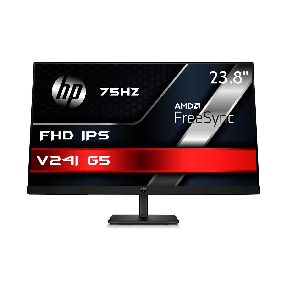 HP - Monitor HP 238 Pulgadas V24I G5 Plano FHD IPS Negro