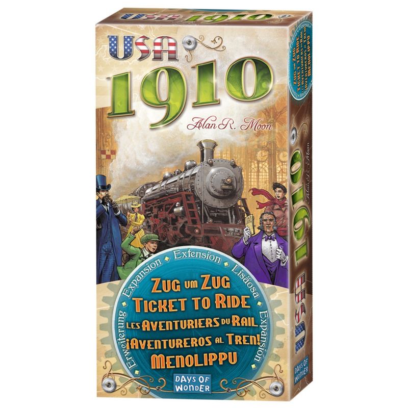 ASMODEE - ¡Aventureros Al Tren Usa 1910 Expansion español