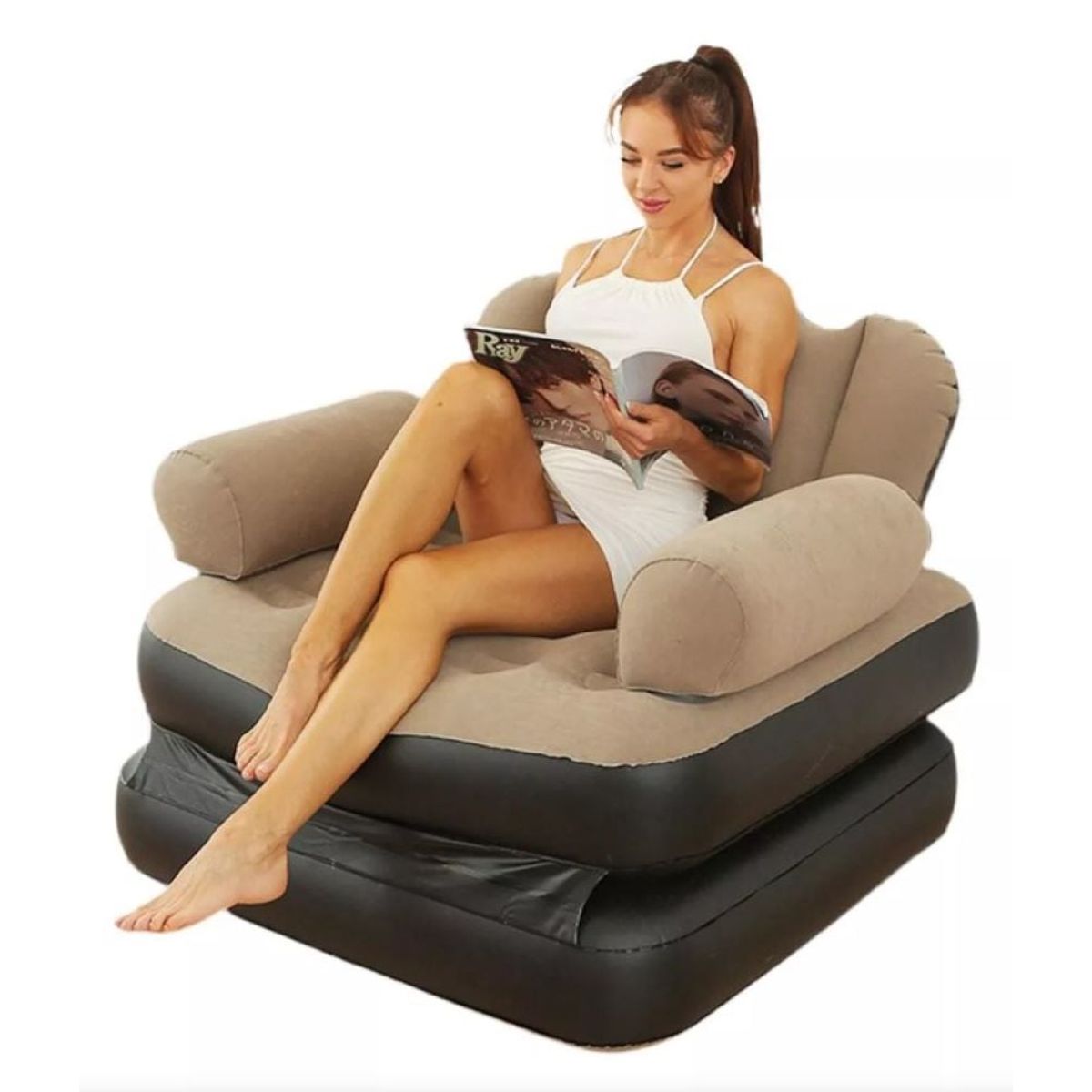 ZHOPI CO - Sofa Cama Inflable De Doble Uso Plegable Multifunción