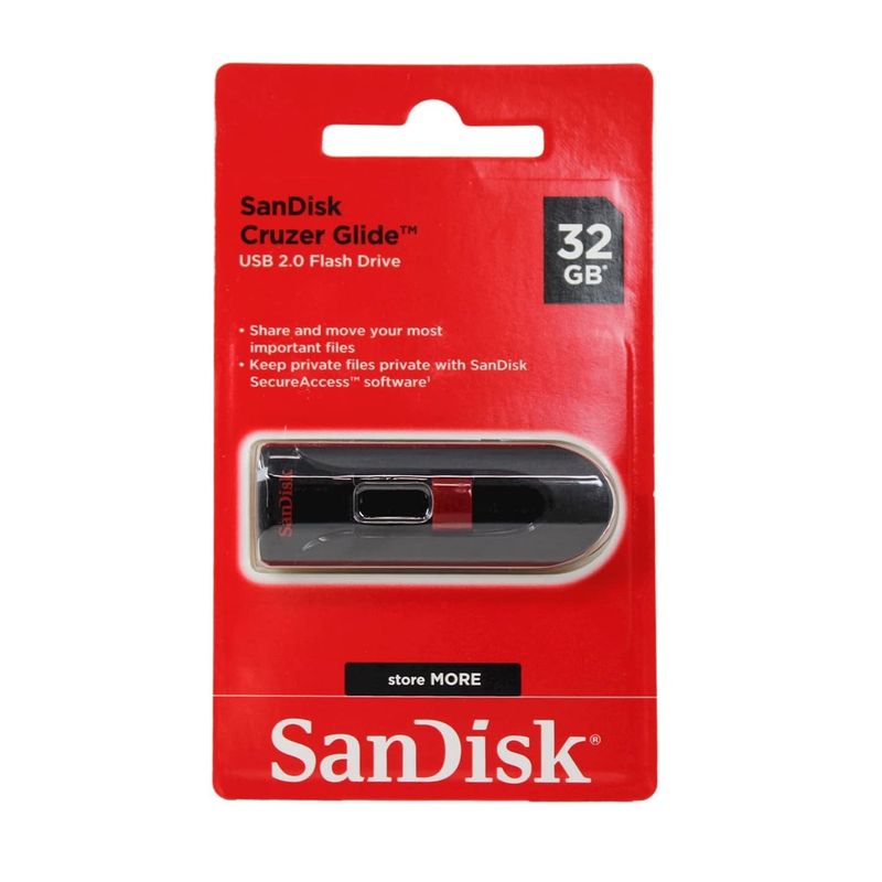 SANDISK - Memoria Usb Sandisk 32Gb Glide 3.0