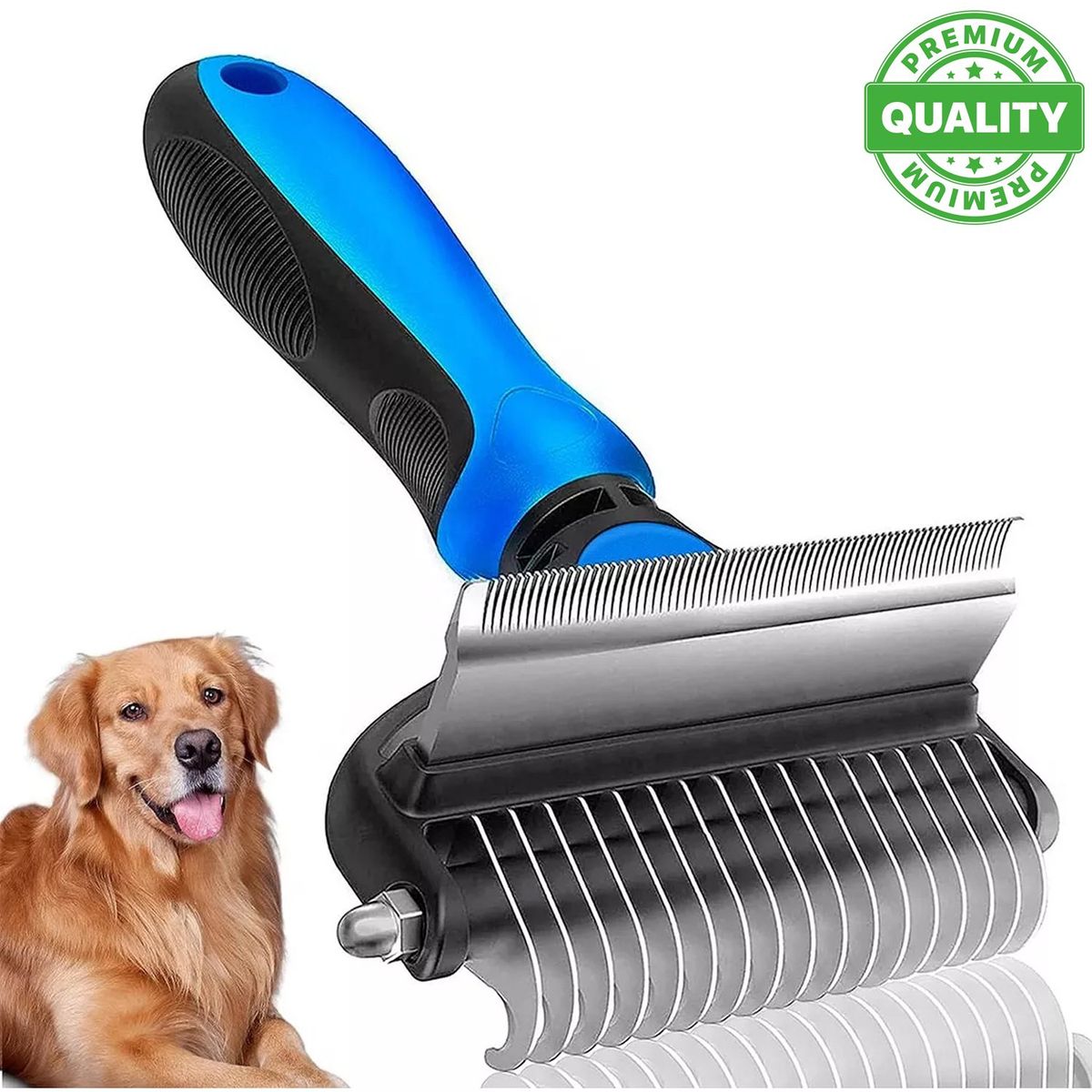 ONE PIXEL - Cepillo Removedor Cortanudos Deslanador Para Mascotas