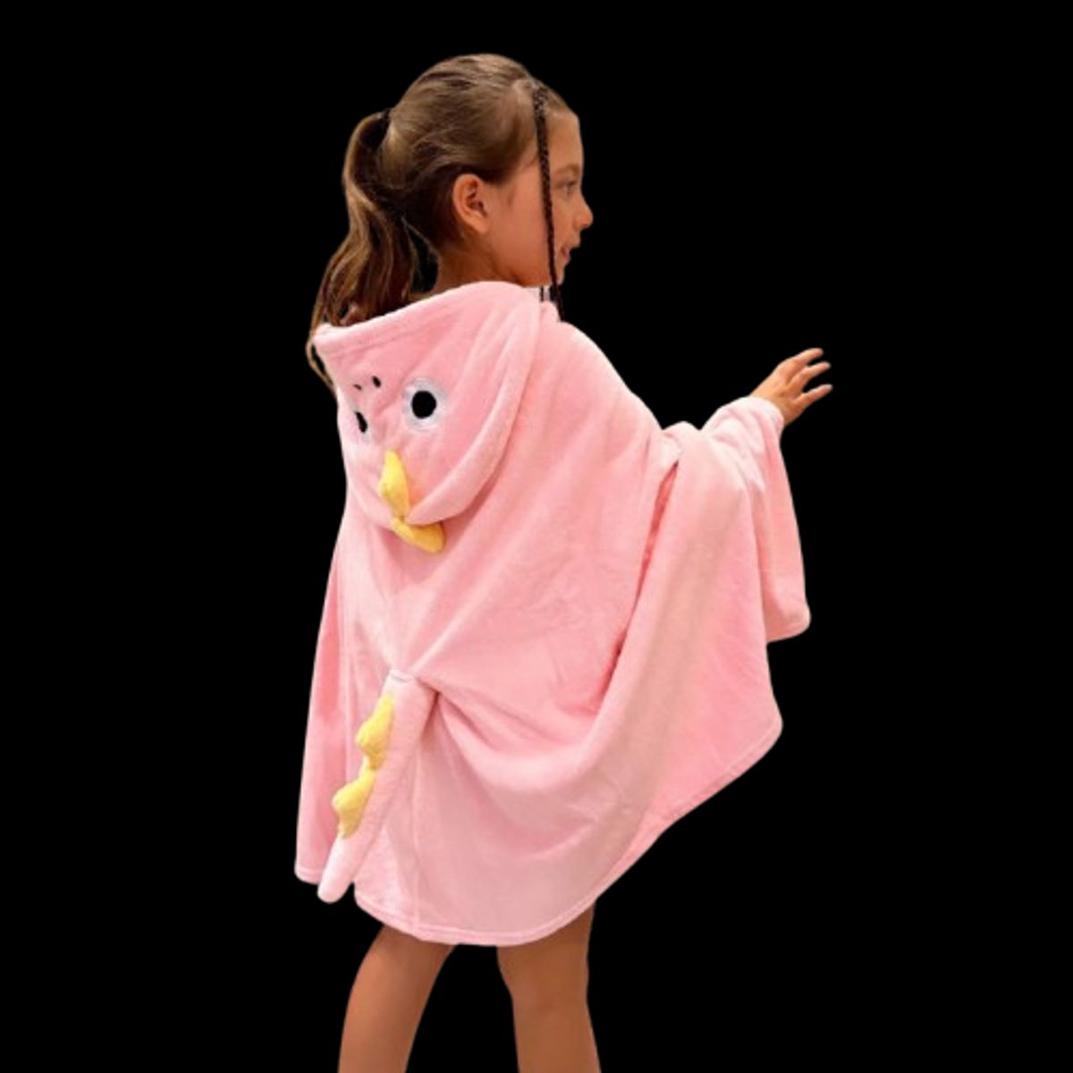 NACIONAL - Toalla infantil diseño Dino Rosado