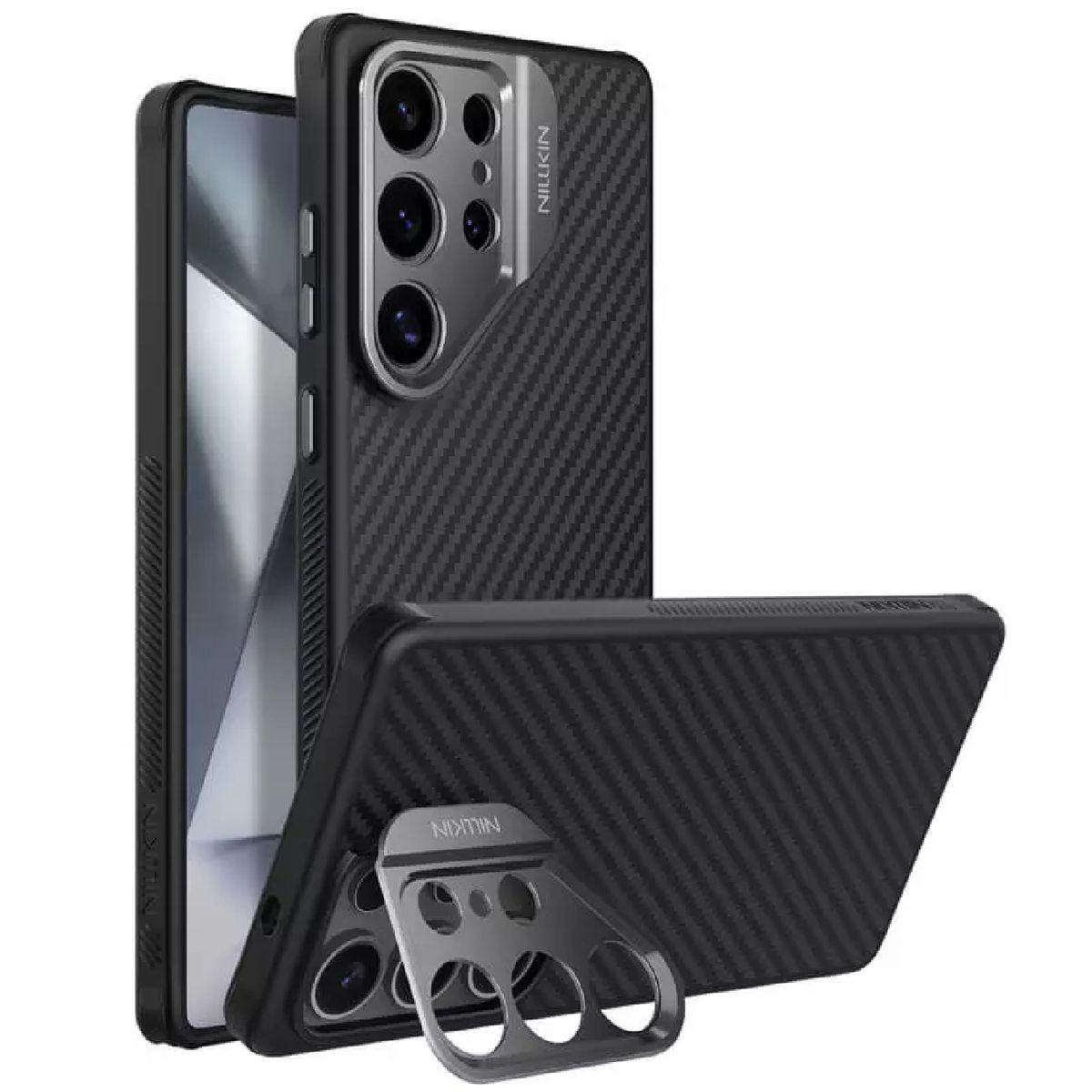 NILLKIN - Estuche Compatible con Galaxy S25 Ultra Nillkin CarboProp Magsafe
