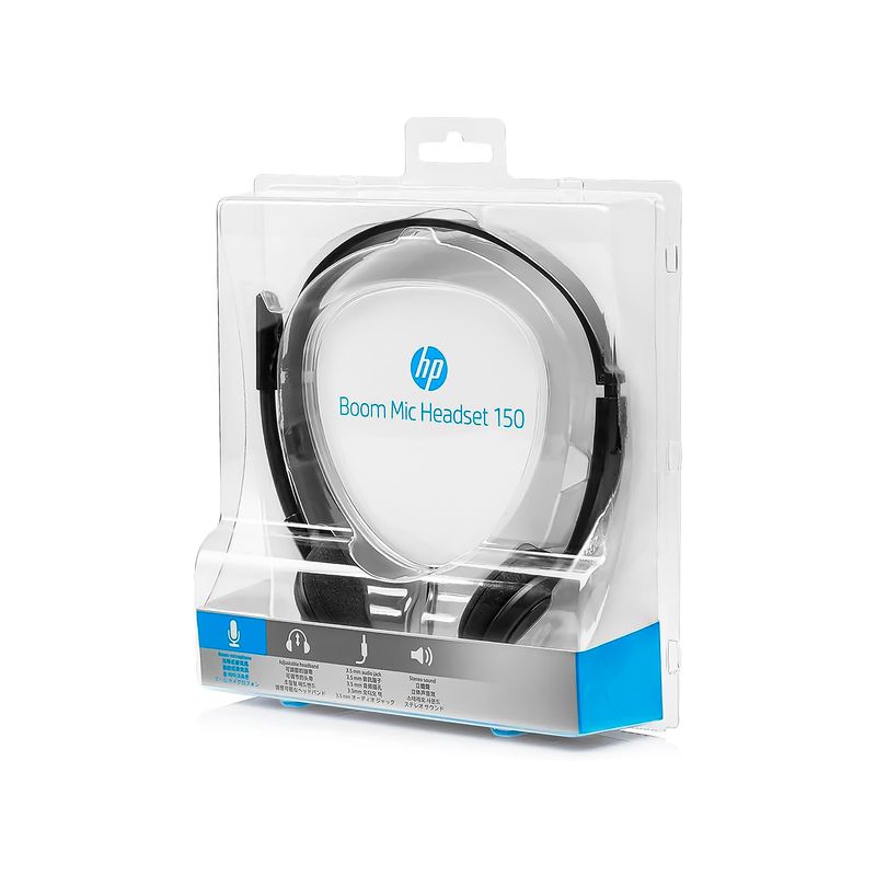 HP - Audífonos Alámbricos HP Boom Mic Headset 150